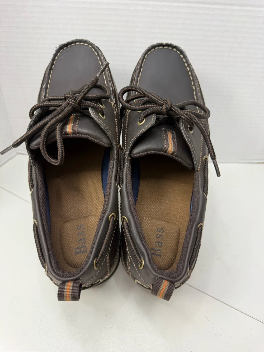 Men's Brown Leather Boat Shoes - Lace-Up Casual Comfort